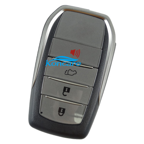 Toyota Fortuner original 3+1 button remote key with 434mhz with AES 8A chip