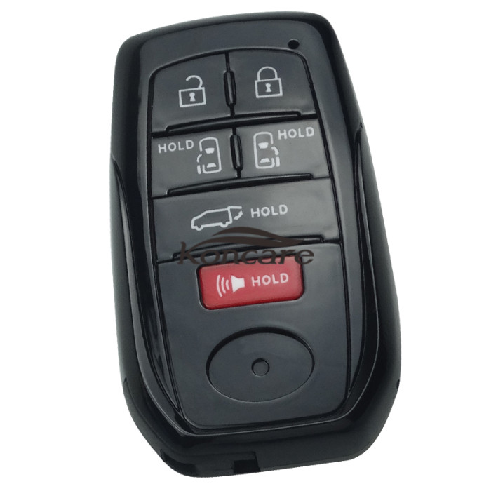 For Toyota 5+1 button remote key blank