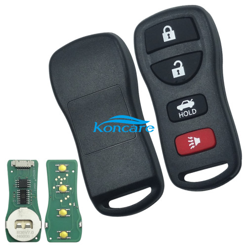 4 button remote key B36 for KDX2 and KD MAX to produce any model remote