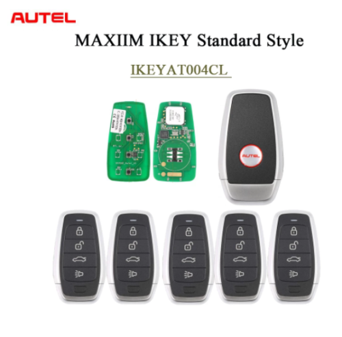 AUTEL MAXIIM IKEY Standard Style IKEYAT004CL 4 Buttons Independent Smart Key