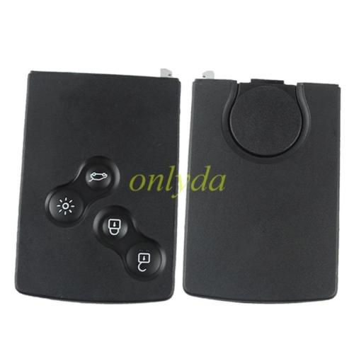 OEM for Megane keyless 4 button remote key with 7952 chip with 434mhz