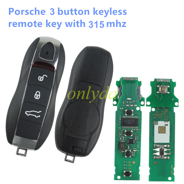 KYDZ brand for Porsche 3 button keyless remote key with 315mhz
