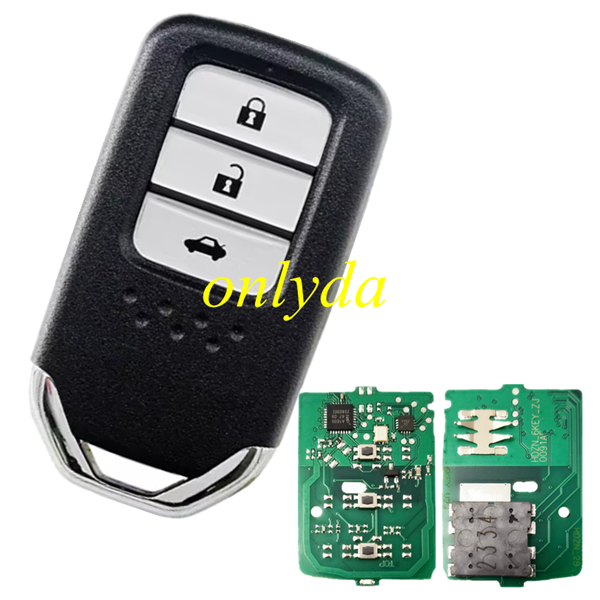 For Honda model 3 button KYDZ universal remote key pcf7942 HITAG2 46 chip 433mhz
