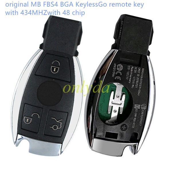 For Mercedes-Benz MB FBS4 BGA KeylessGo key with 315mhz/434MHZ with 48chip Support after 2009 year car W221,W216,W164,W251
