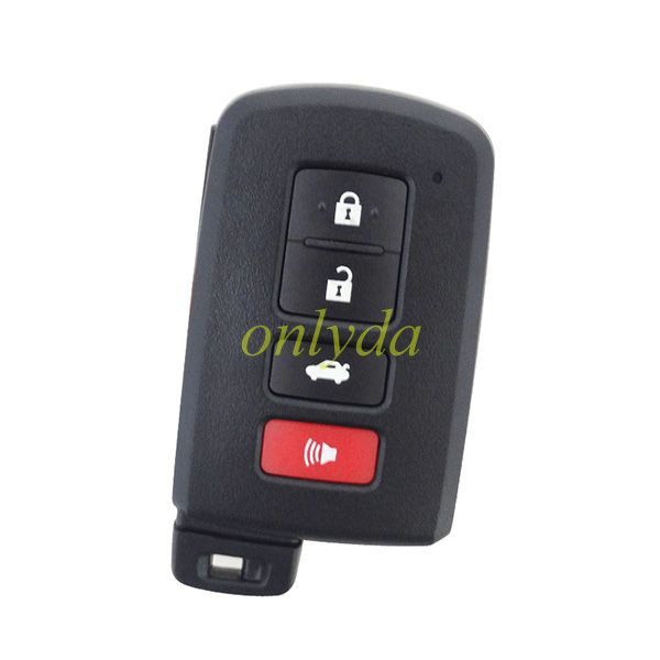 For Toyota 3+1 button remote key HYQ14FBB 0010 433.92mhz