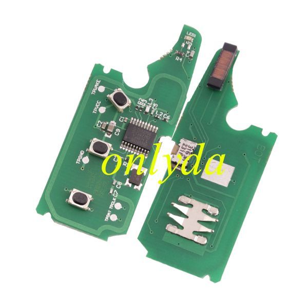 For VW Touareg 3+1 button remote with 315MHZ with 7947 chip7946A/7947A HITAG2 46 chip
