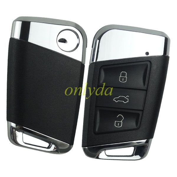For VW MQB/B8 3 button keyless remote key with AES48 chip-434mhz ASK model