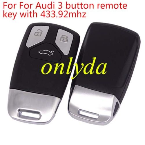 For OEM Audi keyless 3 button remote 433.92mhz