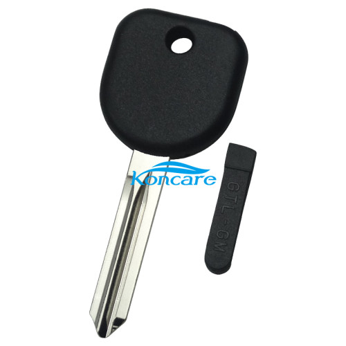 GM transponder key shell with right blade,(can put TPX long chip）