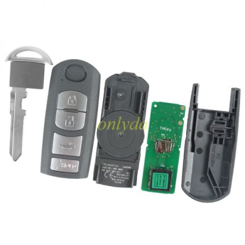 For 4 button keyless remote key with 315mhz with ID49 chip FCCID:WAZSKE13D01 P/N:662F-SKE13D01 SUV SKE13D-01 FSK