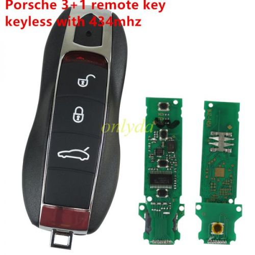 For Porsche 3+1 remote key keyless with 434mhz