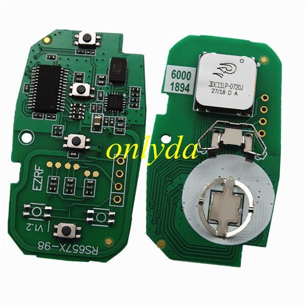 For 3+1 button remote key with HITAG2 46 chip-434mhz FCCID:HYQ4EA