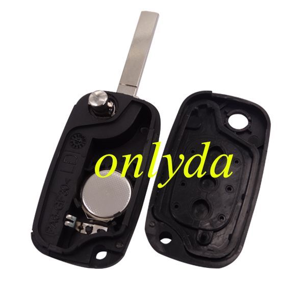 For 3 button remote key with PCF7961(HITAG2) ID46 Chip 433mhz