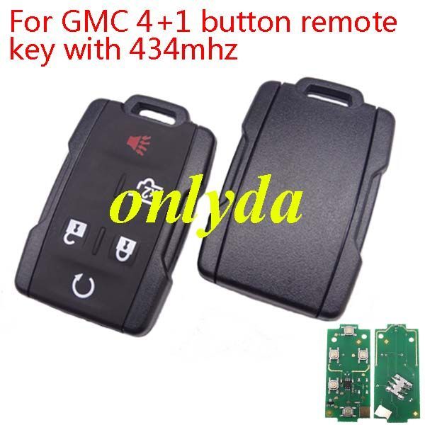 For GMC 4+1 button remote key with 434mhz