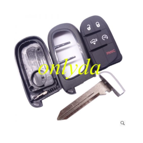 For Chrysler keyless remote key with 434mhz with PCF7945M (HITAG AES) chip with 2+1/3+1/4+1 button key shell , please choose