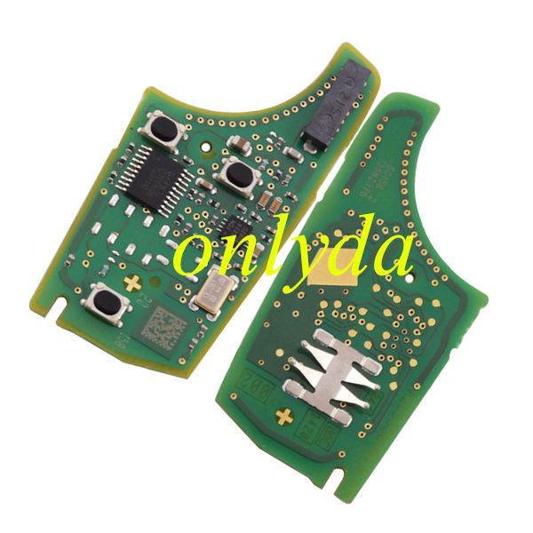 For OEM Chevrolet 2+1 button remote key with 434mhz 5WK50079 95507070 chip GM(HITA G2)