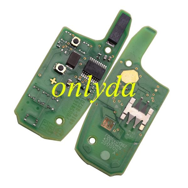 For OEM opel Astra K 2015-2017 2B flip remotePCF7961E HITAG2 chip-434mhz