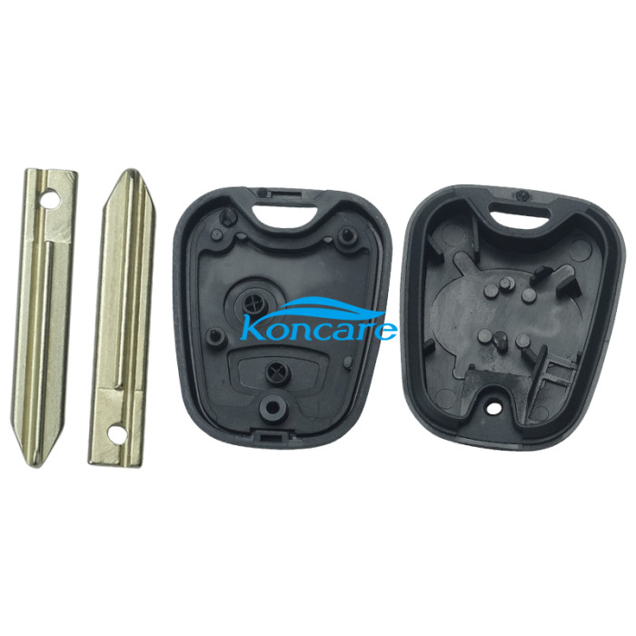 For peugeot remote key blank with SZ9 bade the blade is separated, it is fixed by screw