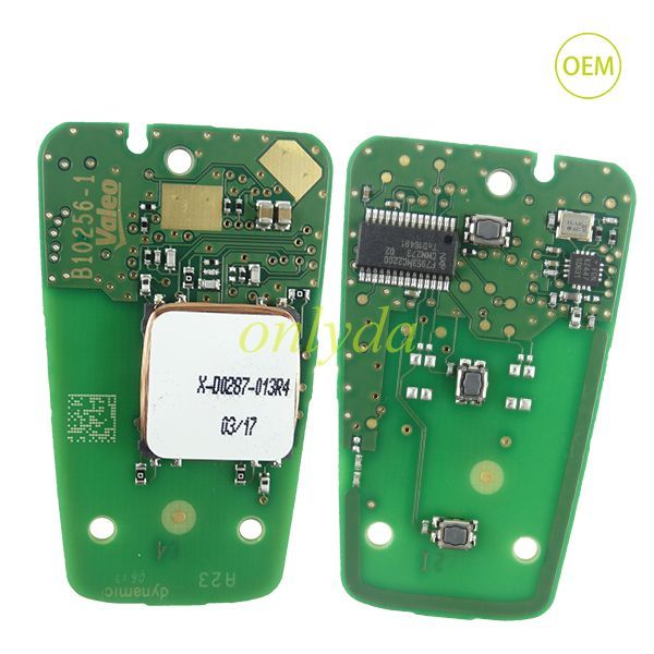 For OEM Peugeot smart remote key with 434mhz HITAG AES（4Achip)