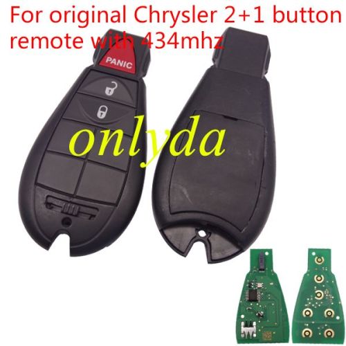 For OEM Chrysler 2+1 B remote 434mhz M3N5WY783X