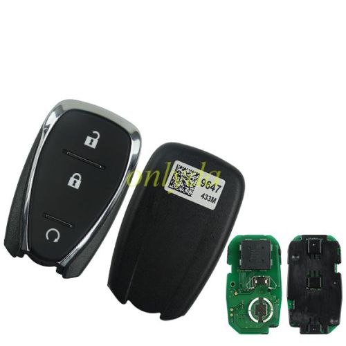 For OEM Chevrole 3 button remote key with 434MHZ with 46 chip FCC ID:HYQ4EA Model:4EA IC:1551A-4EA