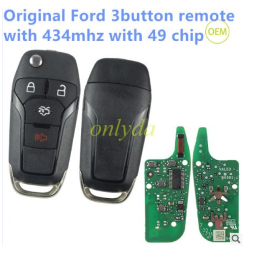 For OEM ford 3+1button remote with 315mhz with 49 chip