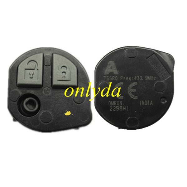 For 2 button remote key with PCF7961X(Hitag3)