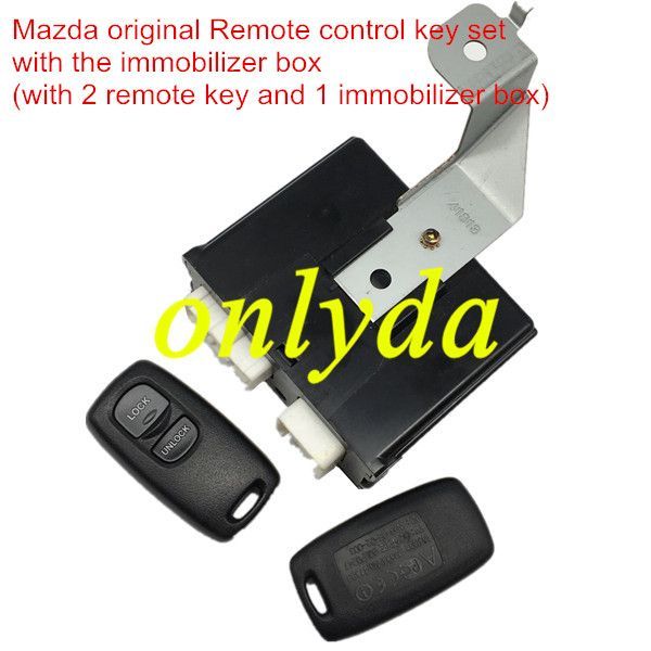 For Mazda Remote Key control key set with the immobilizer box (with 2 remote key and 1 immobilizer box)