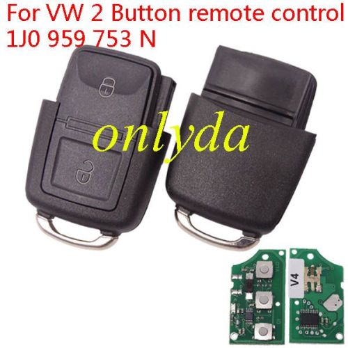 For VW 2 Button remote control 1J0 959 753 N