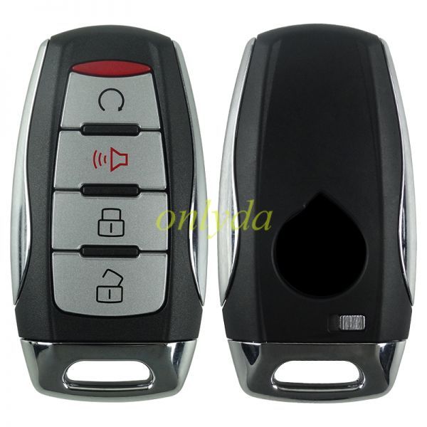 For Great Wall POE 4 button remote key with FSK with 434MHZ, with Type 47 Plus transponder chip