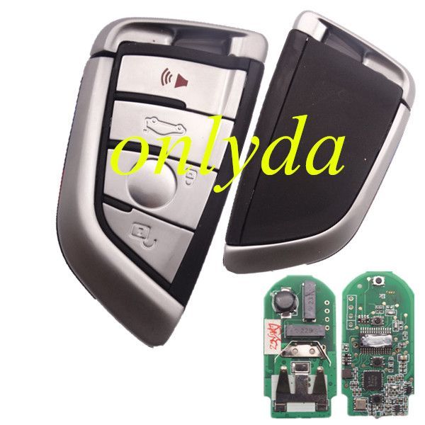 For BMW X5 keyless 4button remote key with PCF7953P chip-315mhz/434mzh/868mhz FSK 5AF 011926-11 BMW 9337242-01 CMIIT ID:2013DJ5983 ANATEL 1277-13-2856