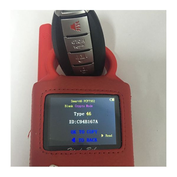 For Infinite keyless 4 button remote key with 434mhz with pcf 7952 chip