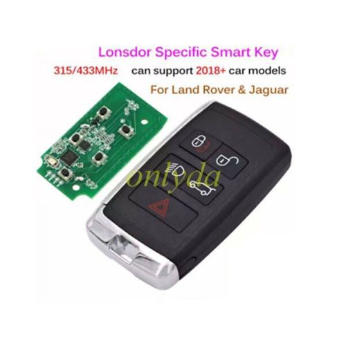 For Lonsdor can change ID Smart key 433mhz can support Land Rover& Jaguar
