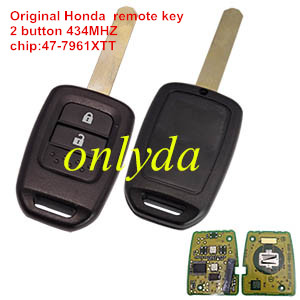 For Honda 2 button remote key with 434MHZ