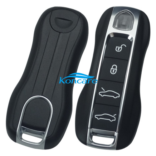 For Porsche 4 button remote key blank with emmergency key blade
