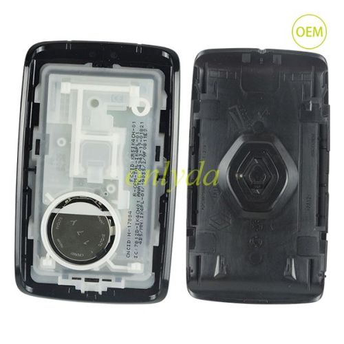 For OEM keyless Renault Megane4 ,Talisman, Espace5 4button card PCF7953M-434mhz CMIIT ID:2014DJ3371