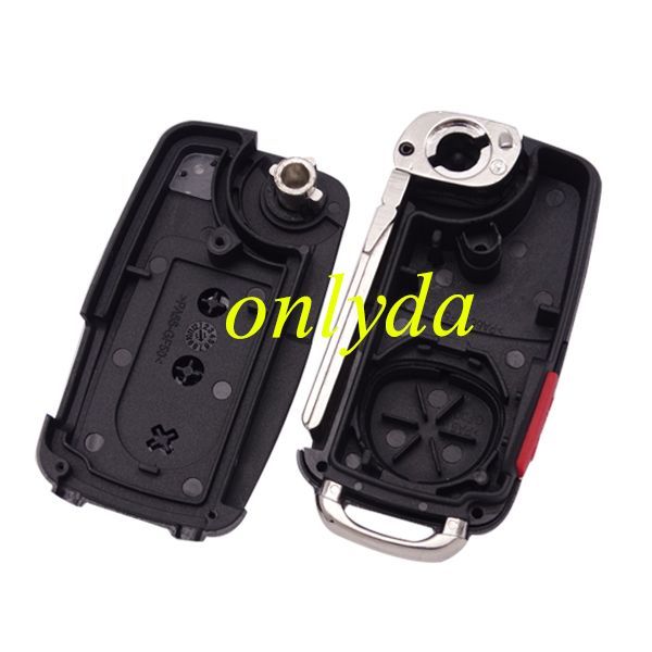 For VW Touareg keyless 3+1 button remote key with 315mhz with 7942 chip