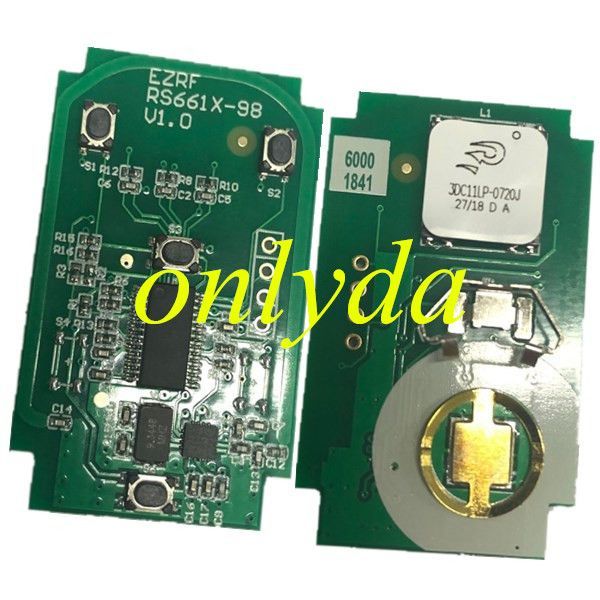 Yukon Sierra 2+1B remote key with 315mhz FCC ID: HYQ1AA CMIT ID: 2013DJ6723