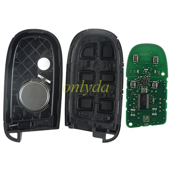 For OEM Smart Jeep 4 button remote key with 434MHZ with PCF7953Mchip with immobilizer box