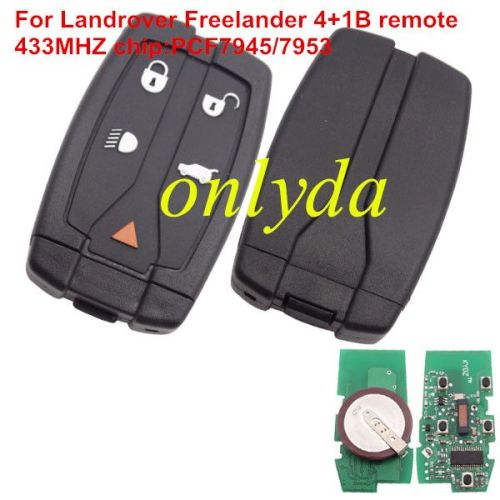 For Freelander 4+1B remote with pcf7945/7953hip 315MHZ/433mhz