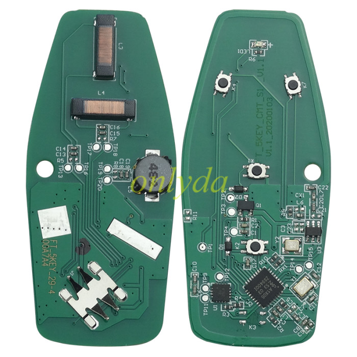 For keyless 4 button remote key with 433.92MHZ with 49 chip
