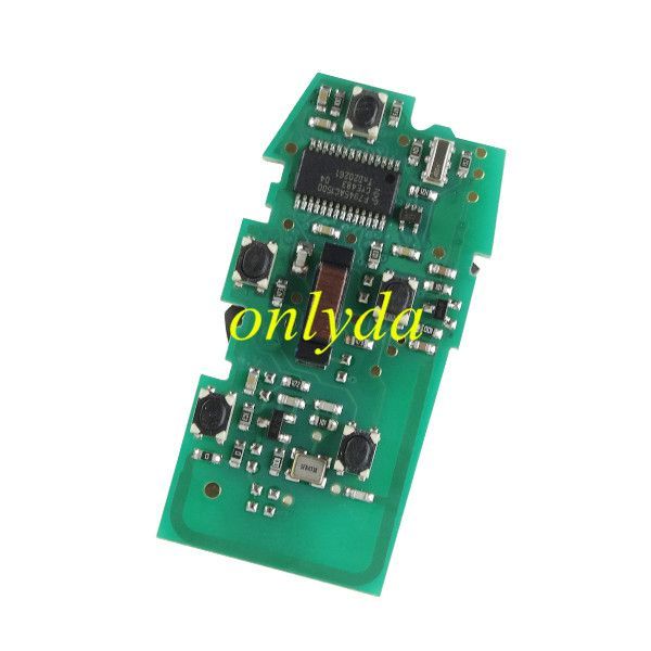 For 4+1 button remote with 433MHZ chip:PCF7945/7953