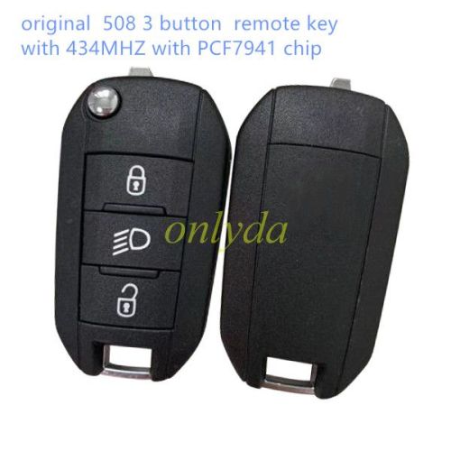 For OEM 208/308 3 button remote key with 434MHZ with 46 chip