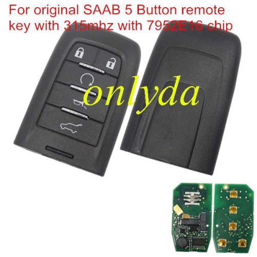 For OEM 5 Button 315 mhz with 7952E16 chip