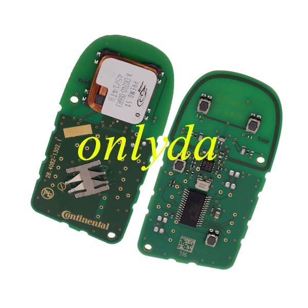 For OEM Dodge 4+1 button remote key with 434MHZ with 7953chip