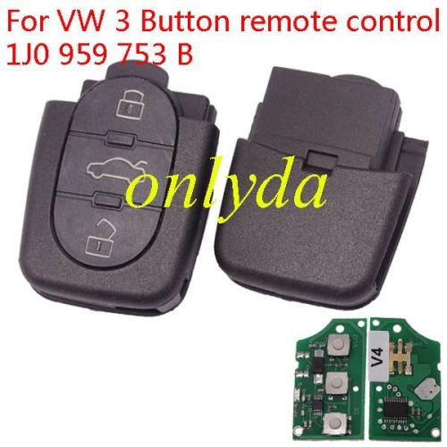 For VW 3 Button remote control 1J0 959 753 B