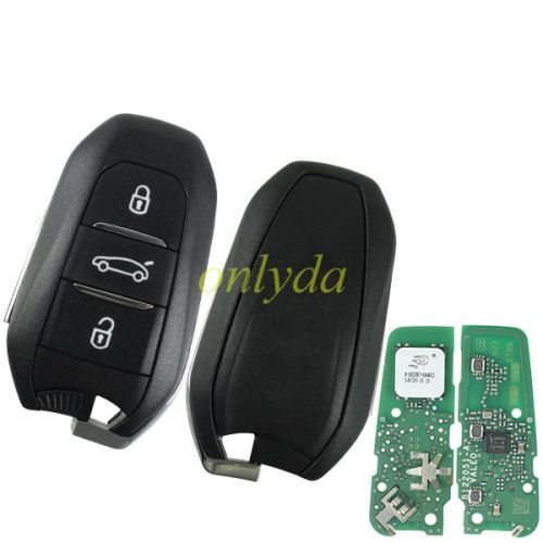 For OEM Citroen 3 button remote key with trunk button with 434MHZ with hitag aex chip or NXP A3M15 or 4A chip