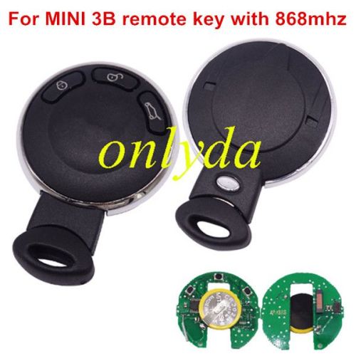For KYDZ Brand BMW Mini 3 button remote key with 868mhz 7945chips