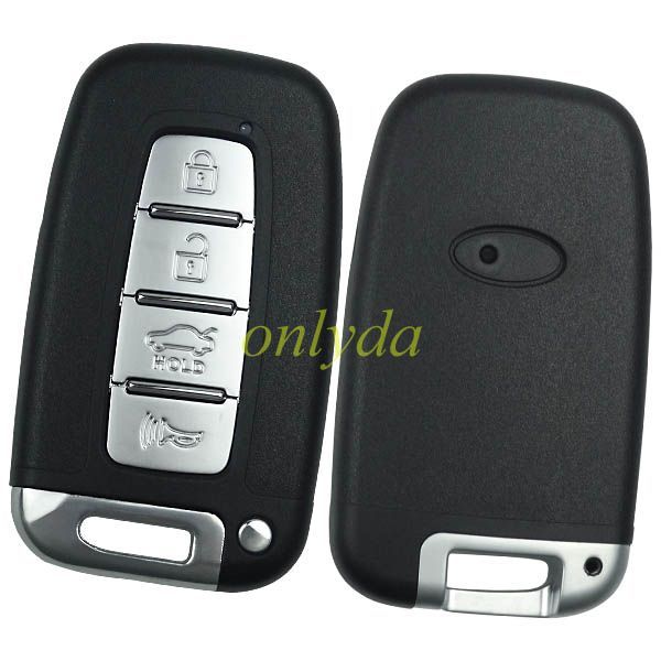 hyundai 4 button keyless remote key with 433mhz-no blade