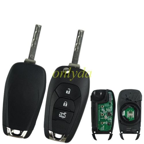 For Chevrolet OEM 3 button remote key HITAG AES NXP61M02 chip-434mhz